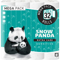 Туалетний папір Сніжна Панда Extra Care Sensitive 3 шари 32 рулони 4820183971586 n