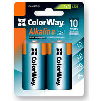Батарейка ColorWay D LR20 Alkaline Power * 2 CW-BALR20-2BL n