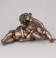 Фігурка на двосторонній скотчі Veronese Сплячі ангелочки 9 см 75192 бронзове покриття Купі вже сьогодні!
