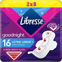 Гігієнічні прокладки Libresse Ultra Goodnight Large 16 шт. 7322540960273 d