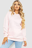 Худи женский двухнитка с капюшоном светло-розовый 102R356 Ager L-XL TH, код: 8232879