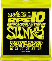 Струны для электрогитары 6 шт Ernie Ball 2240 RPS-10 Reinforced Slinky Electric Guitar String EV, код: 2660042