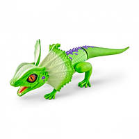 Интерактивная игрушка Robo Alive - Зеленая плащеносная ящерица ptoys