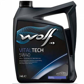 Масло моторне синтетичне 4л 5w-40 vitaltech WOLF 8311192-WOLF