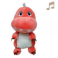 Мягкая музыкальная игрушка "Дракоша Фредди", 28 см, розовый ptoys