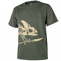 Футболка Helikon-Tex T-Shirt «Full Body Skeleton» Olive Green, M