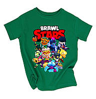 Детская футболка с принтом "brawl stars" (герои) 86 Family look
