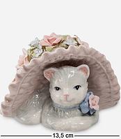 Статуэтка фарфоровая музыкальная Pavone Кошка в шляпе 13.5 см 1101306 Купи уже сегодня!