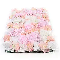 10 Шт. Искусственный розовый цветок гортензии настенный шелковый цветок для свадьбы в саду