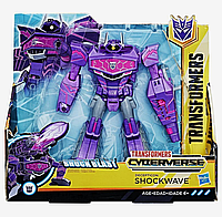 Робот-трансформер Hasbro Шоквейв Кибервселенная, 14 см - Shockwave Cyberverse, Ultra Class, Shock Blast Купить