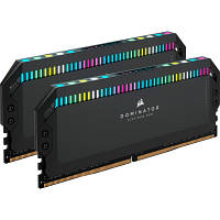 Модуль памяти для компьютера DDR5 32GB 2x16GB 6000 MHz Dominator Platinum RGB Black Corsair CMT32GX5M2B6000C30