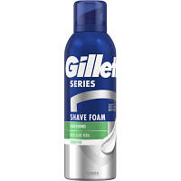 Пена для бритья Gillette Series Для чувствительной кожи с алоэ вера 200 мл 8001090870926 n