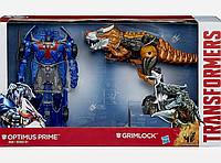 Игрушки трансфомеры 2в1 Hasbro Гримлок и Оптимус Прайм, 22 см - Grimlock & Optimus Prime Купи уже сегодня!