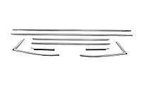 Окантовка вікон (HB) (8 шт, нерж.) для Opel Astra K 2016-2024