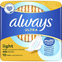 Гигиенические прокладки Always Ultra Light 10 шт. 8700216022262 n