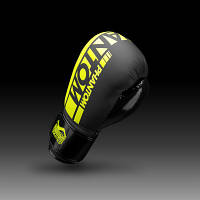 Боксерские перчатки Phantom APEX Elastic Neon Black/Yellow 12oz PHBG2300-12 n