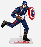 Фигурка Marvel Капитан Америка с держателем, Мстители, 18 см - Captain America, Avengers Купи уже сегодня!