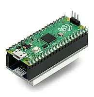 8-сегментный дисплей x4 - красный - SPI - для Raspberry Pi Pico - Waveshare 19806