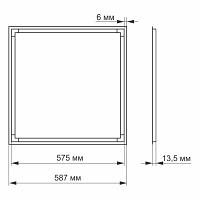 Светильник Videx LED панель ART 40W 5000K VL-PA405W n