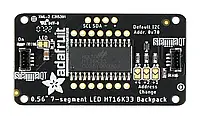 Модуль 4-разрядного 7-сегментного дисплея 0.56 &#039;&#039; рюкзак - белый I2C - STEMMA QT / Qwiic - Adafruit