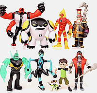 Набор фигурок Бен10 9в1 со световыми эффектами, 12 см - Ben 10 figure set Купи уже сегодня!