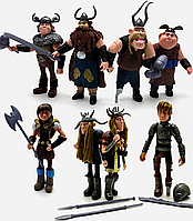 Набор фигурок "Как приручить Дракона" 8в1, 9 см - "How to train Dragon" action figure Купи уже сегодня!