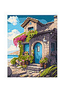 Набор для росписи по номерам - Дом на побережье цвет разноцветный ЦБ-00249835