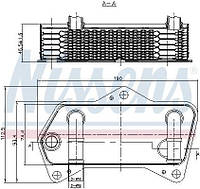 Масляный радиатор VW GOLF (1K1) / VW JETTA (1K2) / VW CC B7 (358) 2003-2022 г.