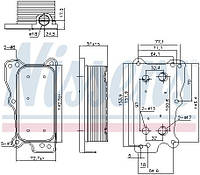 Масляный радиатор MERCEDES-BENZ SL (R230) / MERCEDES-BENZ GLS (X166) 1989-2019 г.
