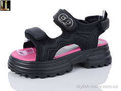 Дитяче літнє взуття гуртом. Дитячі босоніжки 2024 бренда LiLin Shoes для дівчаток (рр. з 32 по 37)