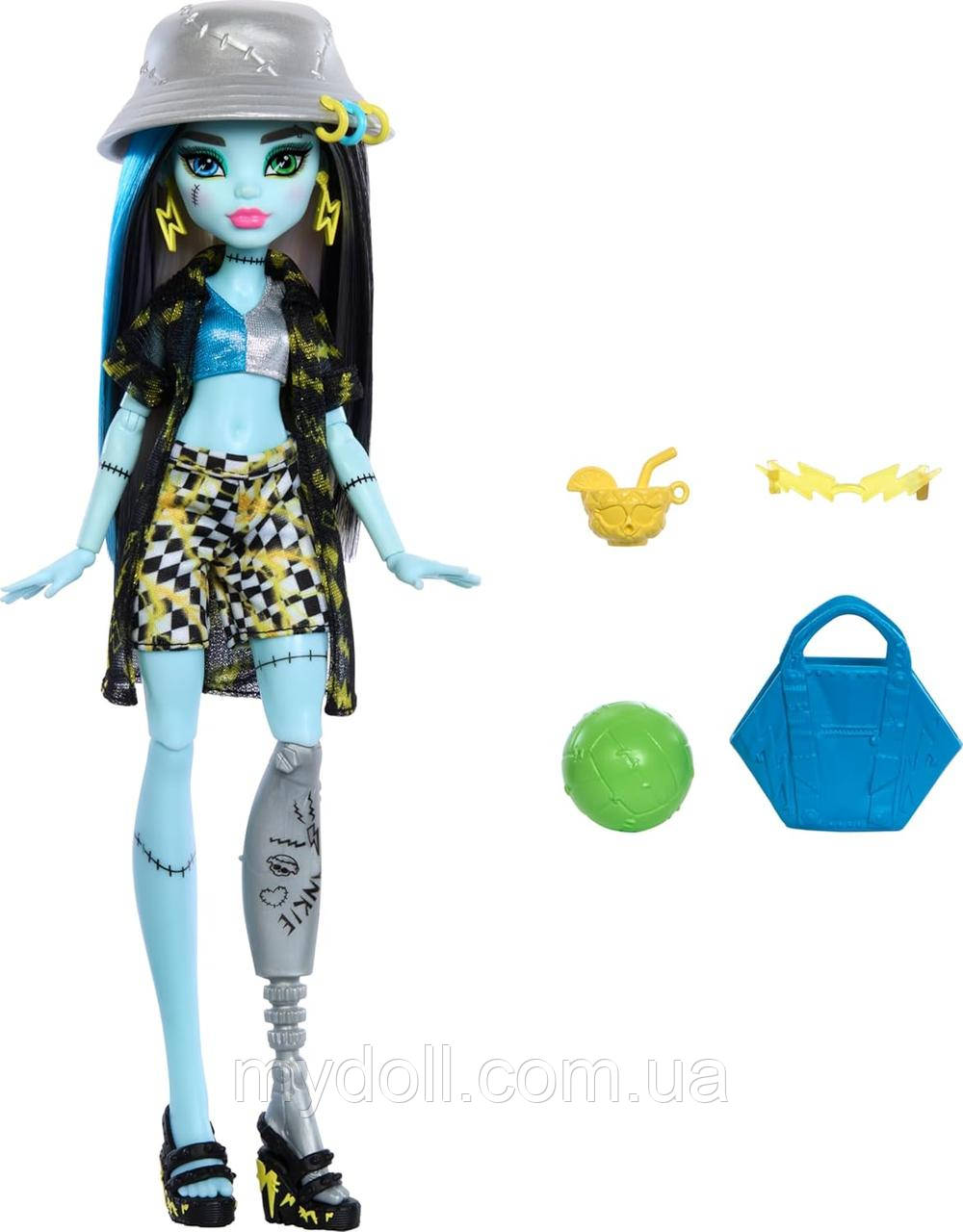 Лялька Монстер Хай Френкі Штейн Monster High Frankie Stein Doll Острів страху в купальнику HRP68 Mattel