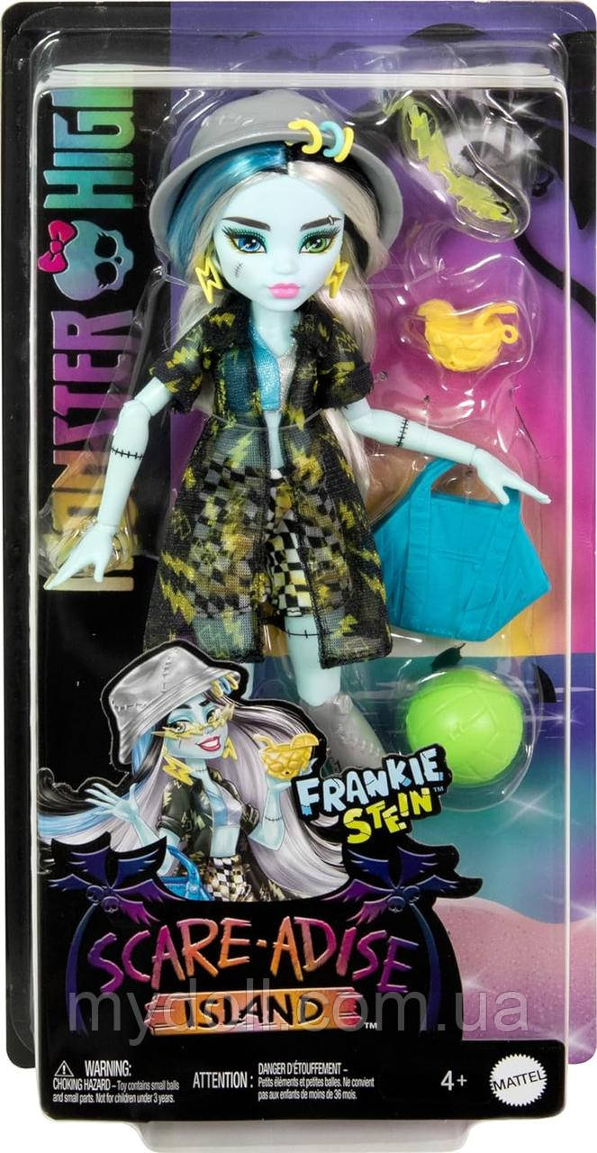Лялька Монстер Хай Френкі Штейн Monster High Frankie Stein Doll Острів страху в купальнику HRP68 Mattel