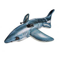 Надувной плотик для плавания`Белая акула`