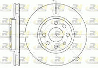 Тормозной диск OPEL COMBO / OPEL CORSA C (X01) / OPEL MERIVA A (X03) 2000-2012 г.