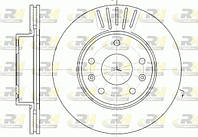 Тормозной диск OPEL ASTRA G (T98) / OPEL ZAFIRA A (T98) 1998-2009 г.