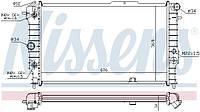 Радиатор OPEL VECTRA A (J89) / OPEL CALIBRA A (C89) 1988-1997 г.