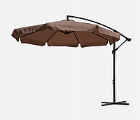 Зонт садовый угловой с наклоном Avko Garden AGU2014 коричневий 3м. + чохол Купи уже сегодня!