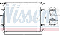 Радиатор кондиционера SEAT EXEO (3R2) / AUDI A4 B7 (8EC) 2002-2013 г.