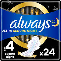 Гигиенические прокладки Always Ultra Secure Night Размер 4 24 шт. 8006540093764 d