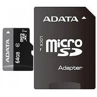 Карта памяти ADATA 64GB microSD class 10 UHS-I AUSDX64GUICL10-RA1 d