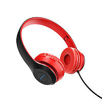 Навушники BOROFONE BO5 Star sound wired headphones Red hmt