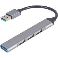 Концентратор Gembird USB-A to USB 3.1 Gen1 5 Gbps, 3 х USB 2.0 UHB-U3P1U2P3-02 d