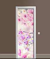 Наклейка на дверь Zatarga Ирисы и Хризантемы 650х2000 мм XN, код: 5570225