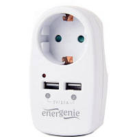 Зарядное устройство EnerGenie 2 USB x 2.1A EG-ACU2-02 d