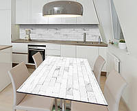 Наклейка 3Д виниловая на стол Zatarga «С элементами мрамора» 650х1200 мм для домов, квартир, XN, код: 6440939