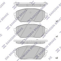 Гальмiвнi колодки кт. HYUNDAI Ix55 2006- г.