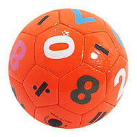Мяч футбольный 2 Цифры оранжевый MIC (2026) BK, код: 8403830