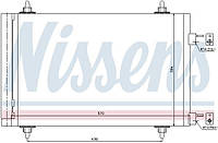Радиатор кондиционера CITROEN C4 / PEUGEOT PARTNER 2000-2018 г.
