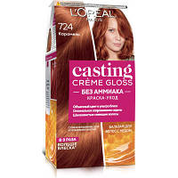 Фарба для волосся L'Oreal Paris Casting Creme Gloss 724 - Карамель 120 мл 3600521119600 p