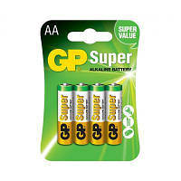 Батарейка Gp AA LR6 Super Alcaline * 4 15A-U4 / 4891199000034 d